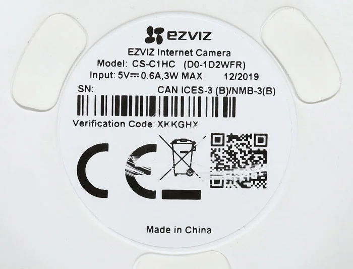 Camera IP Wifi Ezviz CS-C1HC (D0-1D2WFR) Full HD